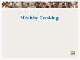Healthy Cooking PowerPoint PPT Presentation