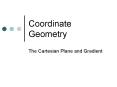 Coordinate Geometry PowerPoint PPT Presentation