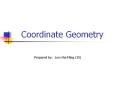 Coordinate Geometry PowerPoint PPT Presentation
