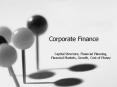 Corporate Finance PowerPoint PPT Presentation