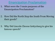 Emancipation Proclamation