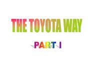 THE TOYOTA WAY