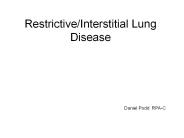 Restrictive/Interstitial Lung Disease