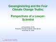 Geoengineering and the Four Climate Change Truths: PowerPoint PPT Presentation