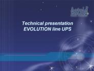 Technical presentation EVOLUTION line UPS