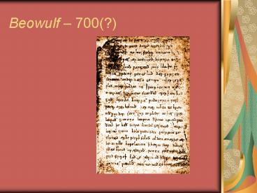 Beowulf presentation | free to view