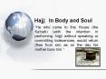 Hajj: In Body and Soul PowerPoint PPT Presentation