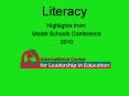 Literacy PowerPoint PPT Presentation