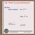 Aim: What is an exponential function? PowerPoint PPT Presentation