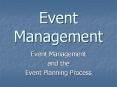 Event Management PowerPoint PPT Presentation