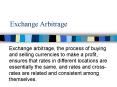 Exchange Arbitrage PowerPoint PPT Presentation