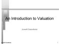 An Introduction to Valuation PowerPoint PPT Presentation