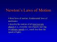 Newton PowerPoint PPT Presentation