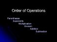 Order of Operations PowerPoint PPT Presentation