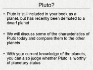 Pluto?