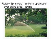 Rotary Sprinklers 