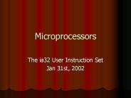 Microprocessors