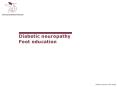 Diabetic neuropathy Foot education PowerPoint PPT Presentation