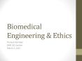 Biomedical Engineering PowerPoint PPT Presentation