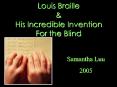 Louis Braille PowerPoint PPT Presentation