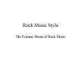 Rock Music Style PowerPoint PPT Presentation