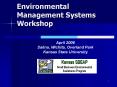 Environmental Management Systems Workshop PowerPoint PPT Presentation