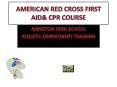 AMERICAN RED CROSS FIRST AID PowerPoint PPT Presentation