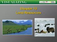 Chapter 13  Land Resources
