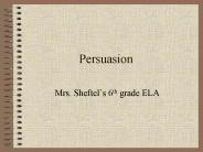 Persuasion