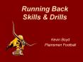 Running Back Skills PowerPoint PPT Presentation
