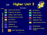 Higher Unit 3