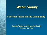 Water Supply