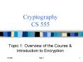 Cryptography CS 555 PowerPoint PPT Presentation