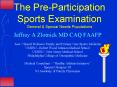 The Pre-Participation Sports Examination General PowerPoint PPT Presentation