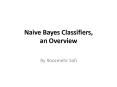 Naive Bayes Classifiers, an Overview PowerPoint PPT Presentation