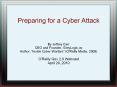 Preparing for a Cyber Attack PowerPoint PPT Presentation