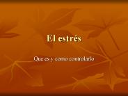 El estr
