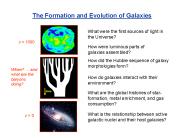 The Formation and Evolution of Galaxies