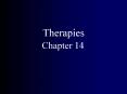 Therapies PowerPoint PPT Presentation