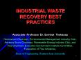 INDUSTRIAL WASTE RECOVERY BEST PRACTICES PowerPoint PPT Presentation
