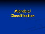 Microbial Classification