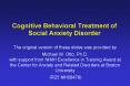 Cognitive Behavioral Treatment of Social Anxiety Disorder PowerPoint PPT Presentation