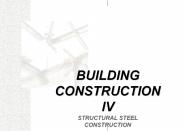 BUILDING CONSTRUCTION IV