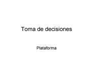 Toma de decisiones