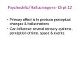 Psychedelic/Hallucinogens- Chpt 12 PowerPoint PPT Presentation