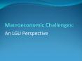 Macroeconomic Challenges: PowerPoint PPT Presentation