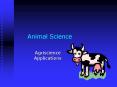 Animal Science PowerPoint PPT Presentation