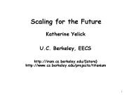Scaling for the Future