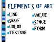 ELEMENTS OF ART PowerPoint PPT Presentation