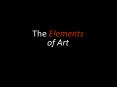 The Elements of Art PowerPoint PPT Presentation